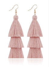 Load image into Gallery viewer, Tassel Earrings (multiple colors)
